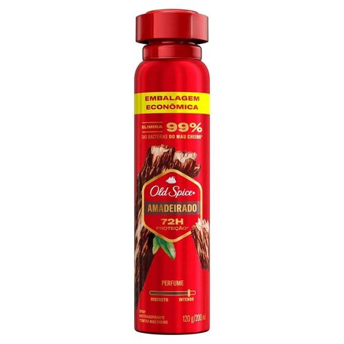 Desodorante Aerosol Old Spice Lenha 48h 124g200ml