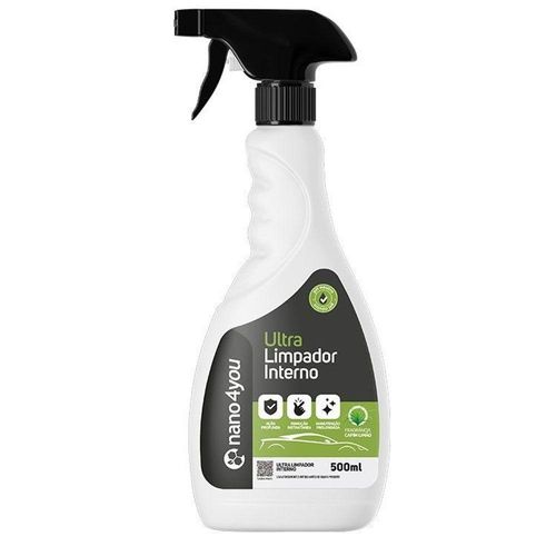 Ultra Limpador Interno Ph Neutro Para Automóveis 500mL Nanoauto