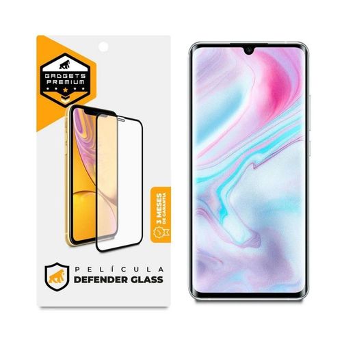 Película Defender Glass Para Xiaomi Redmi Note 10 4G - Preta - Gshield