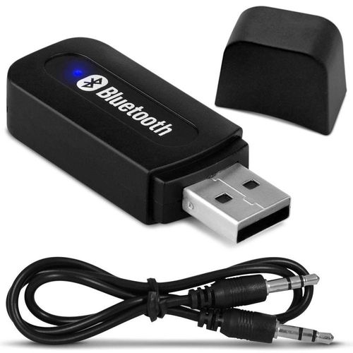 Receptor Bluetooth Áudio Stereo 2.1 Para Rádio Usb C/ Cabo P2 - Músicas