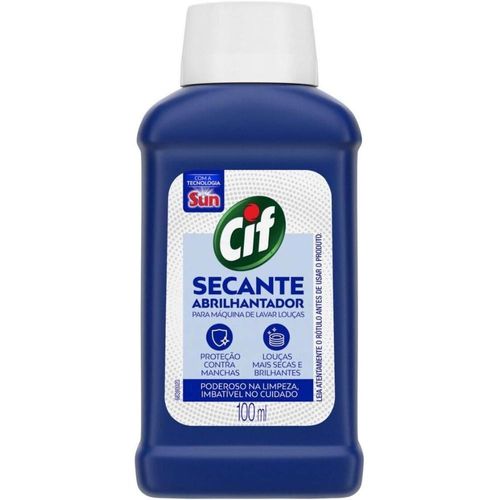 Secante Abrilhantador Cif Para Máquina De Lavar Louças 100ml