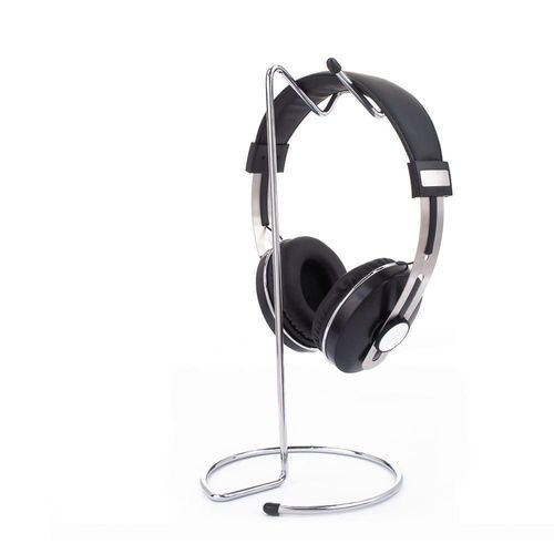 Suporte De Mesa Cromado Para Fones De Ouvido