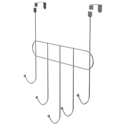 Cabide Multiuso De Porta 5 Ganchos - Stolf Cromado
