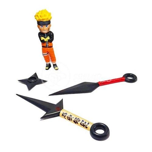 Kit Boneco Action Figure Anime Uzumaki Naruto + ....