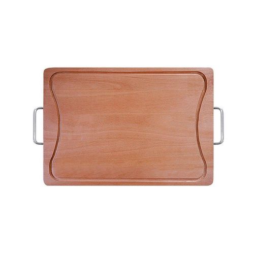 Tábua De Madeira Para Churrasco Com Cabo De Alumínio - Stolf 39x25