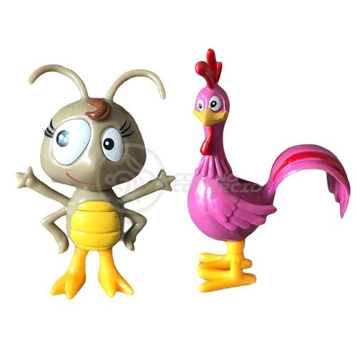 Kit 4 Bonecos Galinha Pintadinha E Sua Turma