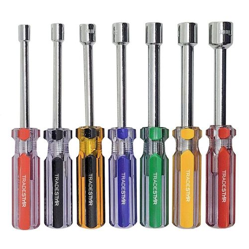 Kit Jogo Chave Canhão Sextavada 7pçs 5mm à 11mm P-parafusos