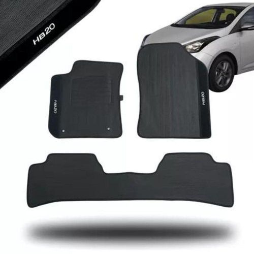 Kit Tapete Emborrachado Hyundai Hb20 2012 Até 2019 3 Peças