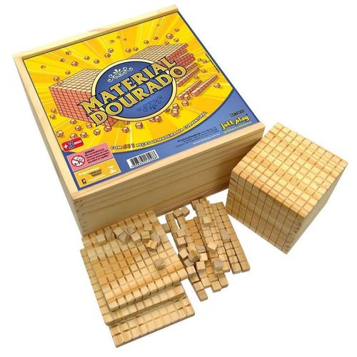 Material Dourado Completo 611 Peças Madeira