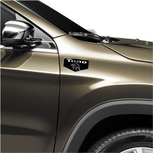 Par Emblema Brasão Lateral Toro 2017 2018 2019 2020 Resinado Cromado