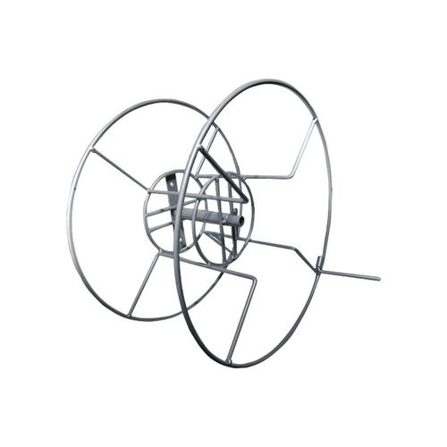 Enrolador De Mangueira Para Jardim Em Aço 1/2 E 3/4 - Cor: Branco