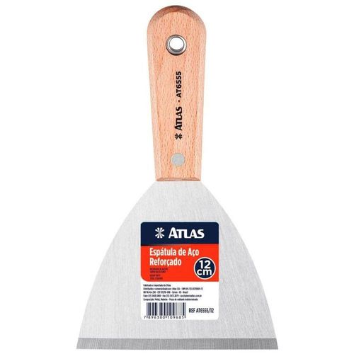 Espatula De Aço Reforçado 120mm - Atlas