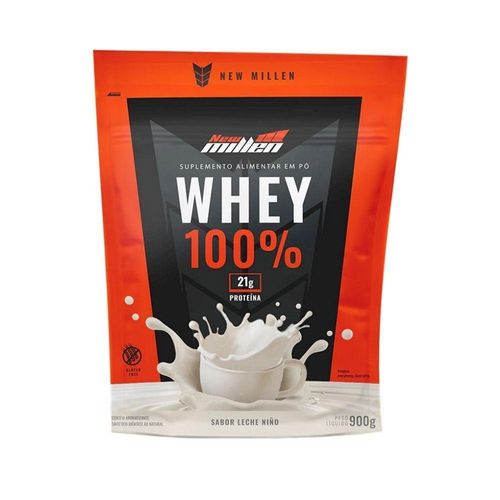 Whey 100% Refil 900g Sabor Leche Niño