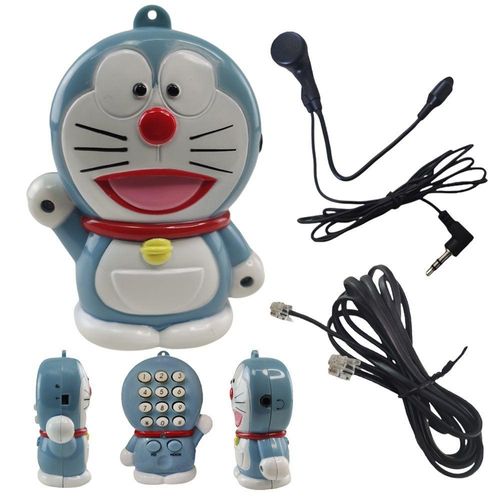 Telefone Fixo Gato Doraemon Mesa C Headse