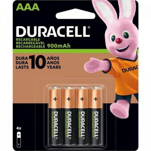 Pilha Recarregável Aaa 900mah (c-4 Pilhas) Duracell - Acabamento Refinado