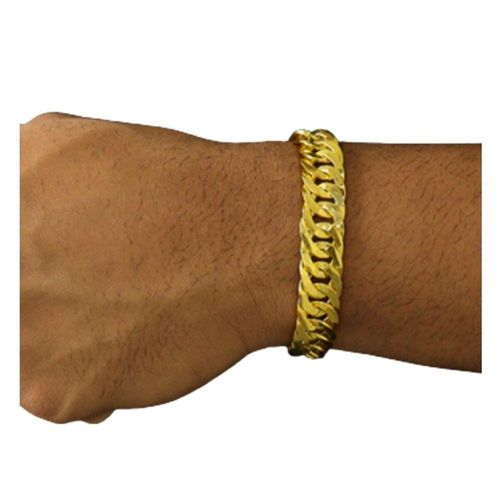 Pulseira 12mm Grumet Laminada De Moeda Antiga Luxuosa
