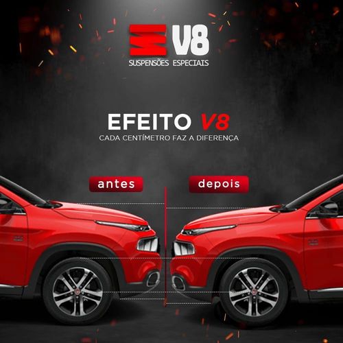Jogo Mola Esportiva V8 Suspensões Fiat Palio G1 1996 a 2002