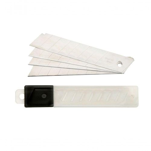 Lamina Estilete 18Mm 10Pcs Brasfort Blister. C-10Pcs