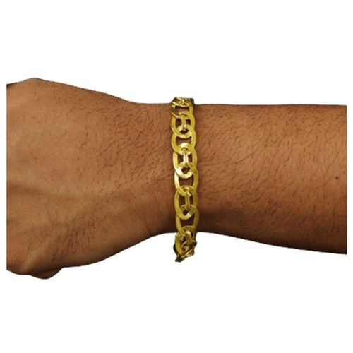 Pulseira Elo Ingles Moeda Antiga 10mm Estilosa