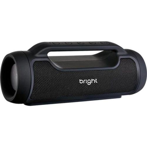 Caixa De Som Bright C03 Bluetooth modelo na cor Preto.