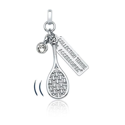Pingente Collection Raquete De Tennis Revestido Em Ródio