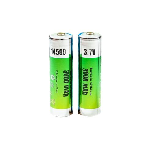 Bateria Recarregável 3.7v 3000mah Fx L14500