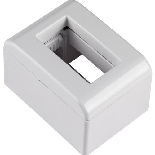 Kit 6 Caixa De Sobrepor 1 Posto Tramontina Lizflex Branca