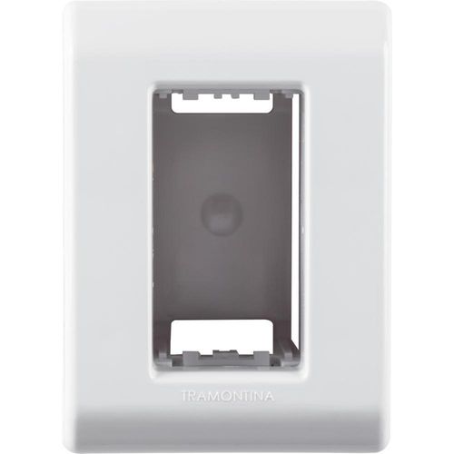 Kit 3 Caixa De Sobrepor 1 Posto Tramontina Lizflex Branca