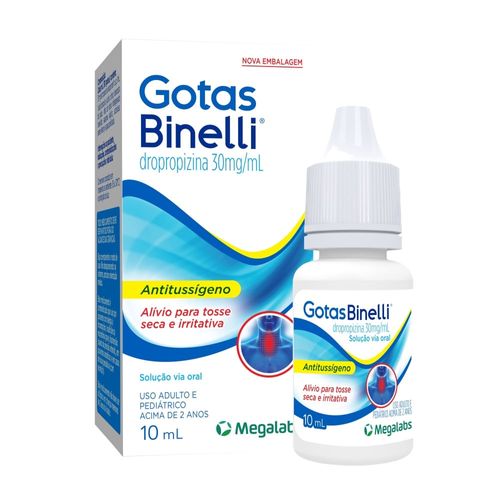 Gotas Binelli 30mg Megalabs 10ml