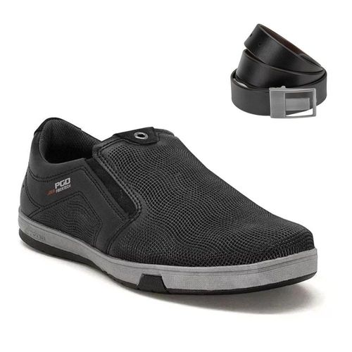 Kit Sapatênis Pegada Element Masculino + Cinto