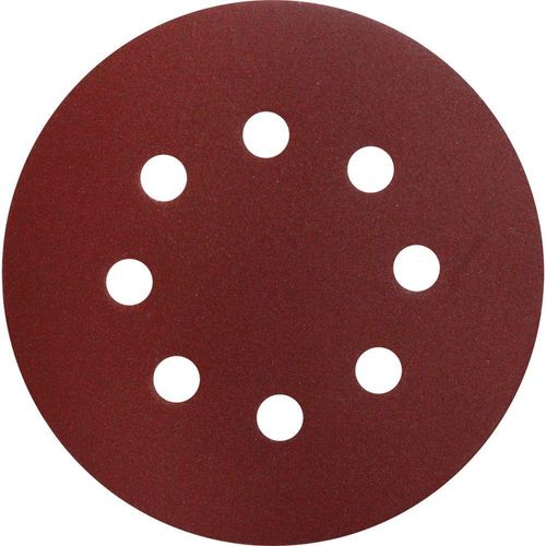 10 Lixas Pluma Disco 5 Pol 125mm C/ Furo Tradestar 40