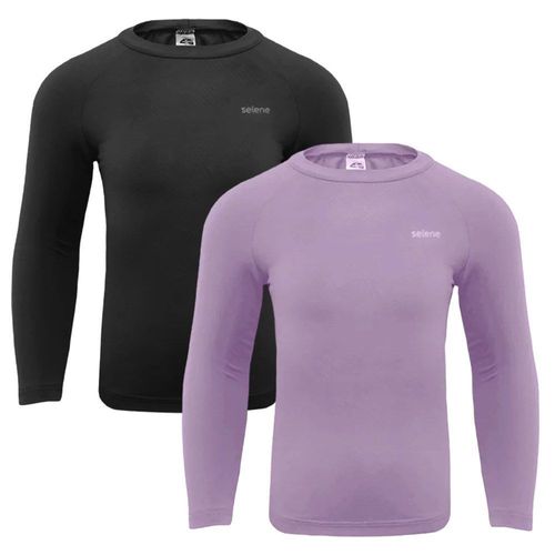 Kit 2 Camisas Térmicas Selene Proteção UV50+ Infantl