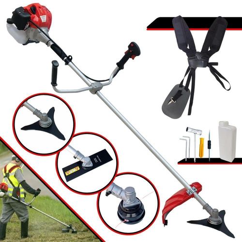 Roçadeira Anmax CG520P TB 52CC 2,2HP 2T + Lâmina 3 Pontas