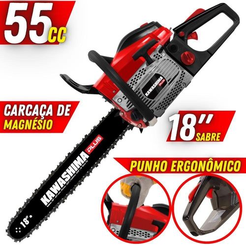 Motosserra à Combustão Kawashima Kcs 550-p 54,6cc 2t Potente