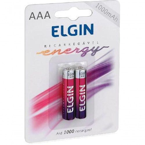 Pilha Recarregavel Aaa 1000mah C/2 82170