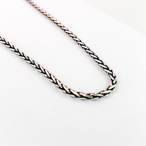 Corrente Palmeira 2mm Prata De Bali 925 - 45cm