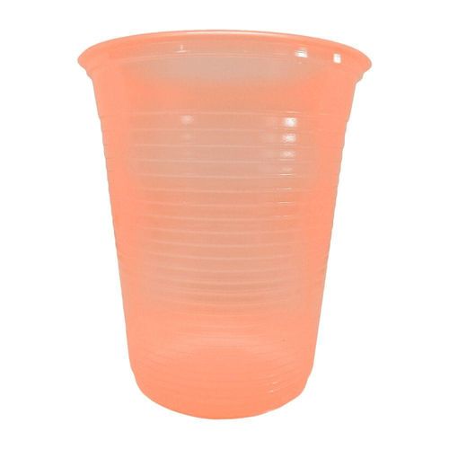 Copo Descartável Laranja Neon De Festa - 200ml - 50 Unidades