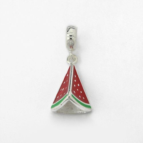 Berloque Melancia Prata 925