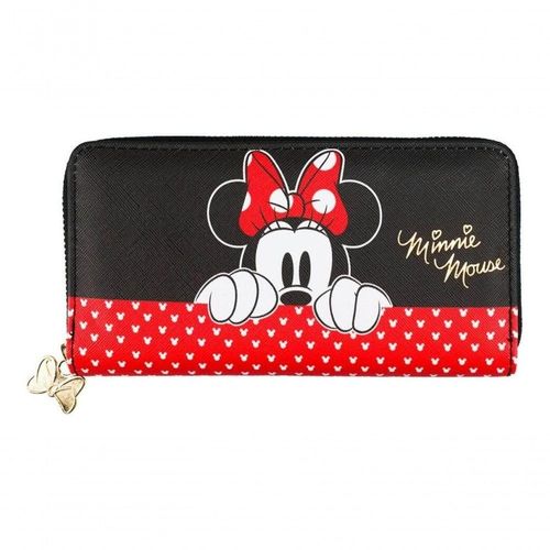 Carteira Feminina Retangular Cores Minnie Mouse Disney