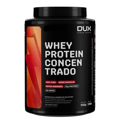 Whey Protein Concentrado Pote 900g Sabor Chocolate Branco