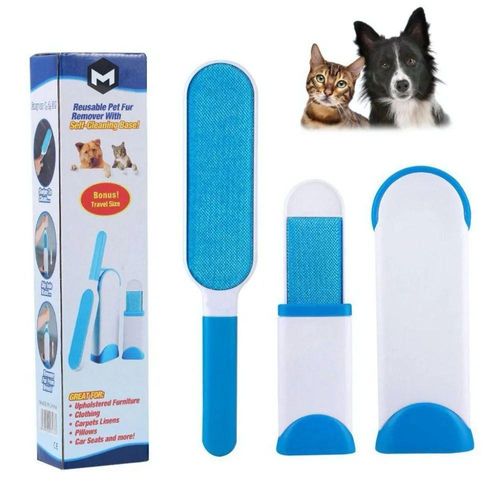 Escova Removedor Tira Pelos Roupa Sofá Cachorro Gato Pet