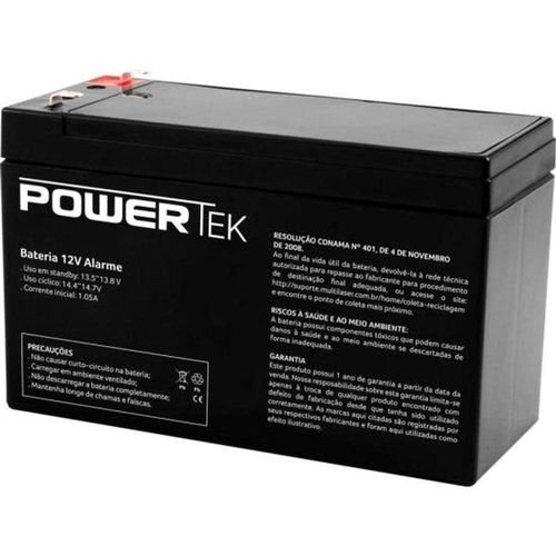 Bateria Selada 12v 4ah Alarme En011a Powertek - Qualidade Impecável