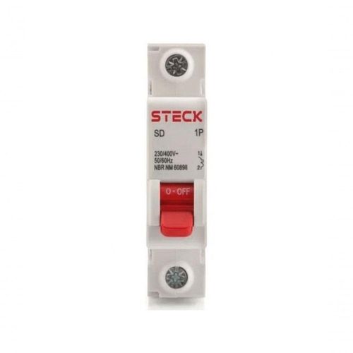 Disjuntor Din 1p 50a 3ka 230v Ca Curva C Steck