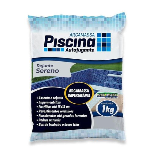Rejunte Piscina Impermeável Cor Sereno 1kg