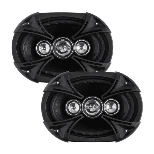 Alto Falante Bravox B4x69bk 6x9 Polegadas 220w Rms 4r Par