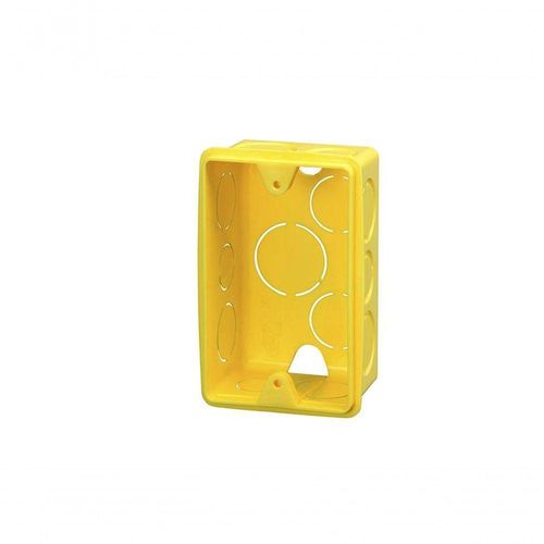 Caixa De Luz 4x2 Para Eletroduto ível Corrugado Amarelo - Krona
