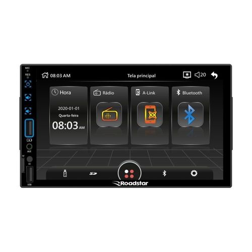 Multimidia Mp5 Roadstar Rs-506Br Plus 7"
