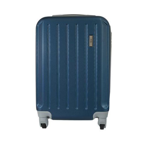 Mala de Bordo Pequena para Viagem Abs Ika Scorpion Cadeado Integrado Rodas Giro 360º - Azul Marinho, P