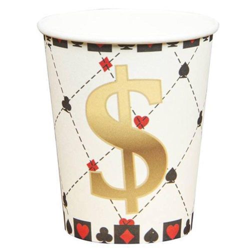Copo De Papel 270ml Cassino - 10 Un