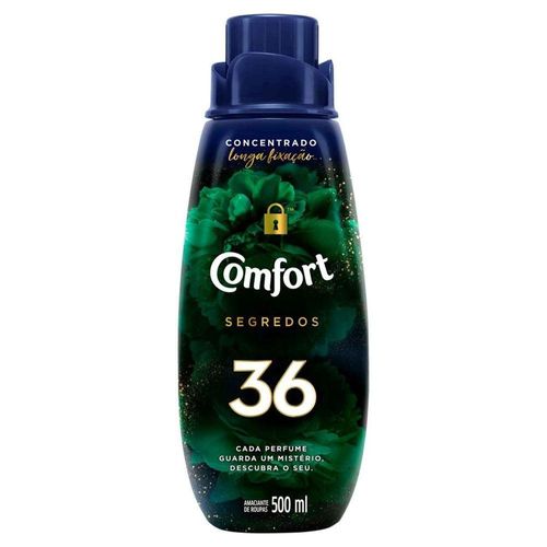 Amaciante De Roupa Concentrado Comfort 36 Segredos 500ml